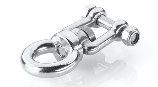 Stainless steel thimble swivel