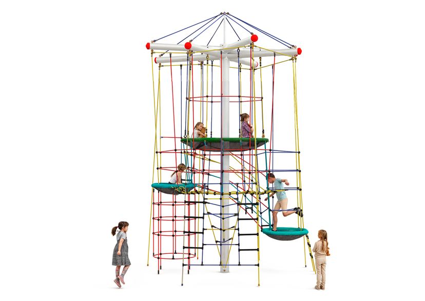 Eagles Nest Tree - steel crossbeams