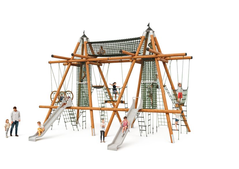 Black Forest combination bird nest tower