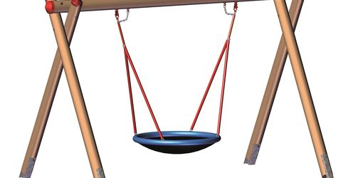 Douglas fir swing frame