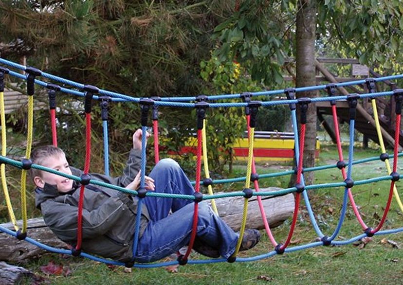 Climbing play - bridge, for robinia posts