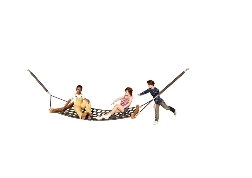 Steel link-rope hammock