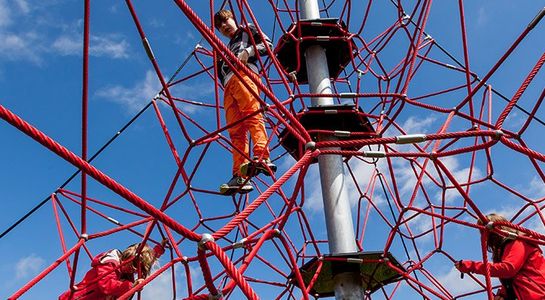 SPIDER 6 rope pyramid