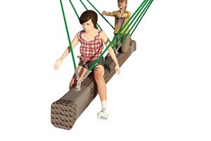 Rope-end swing