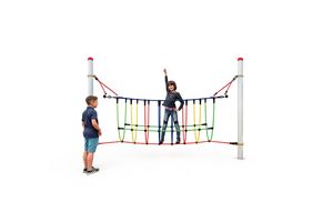Climbing play – bridge for steel posts