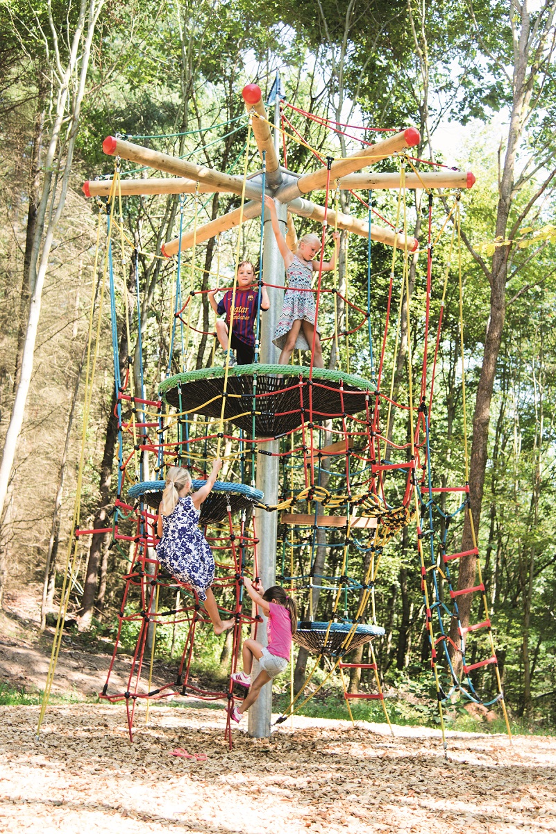 young kids on playground